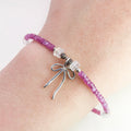 Multi Circle Silver Bangle