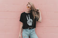 Wide Leg Trousers Black
